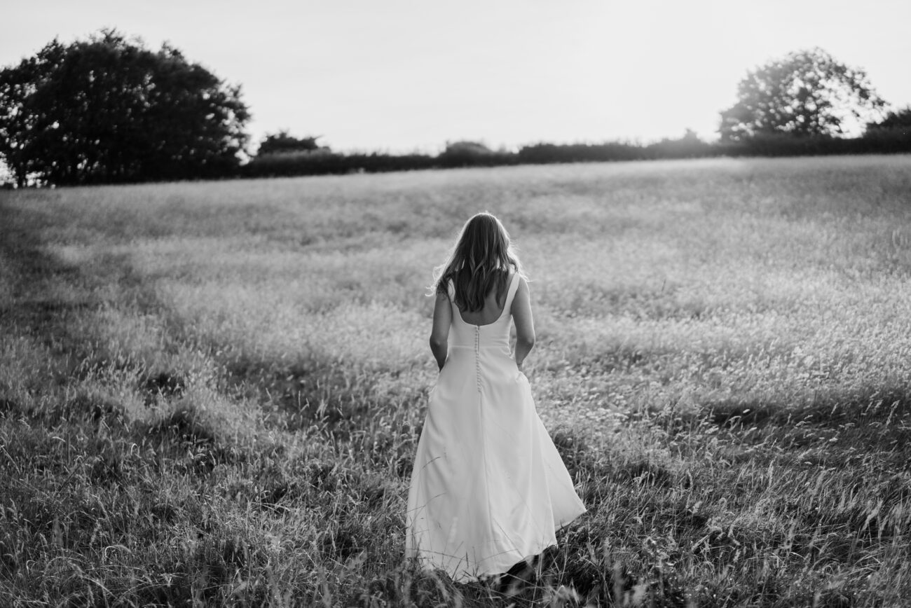 Bridal portraits at Silchester Farm